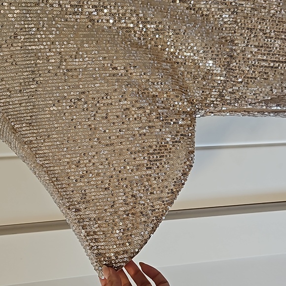 Moon Lite Rose Sequin Dress (S) - Picture 5 of 7